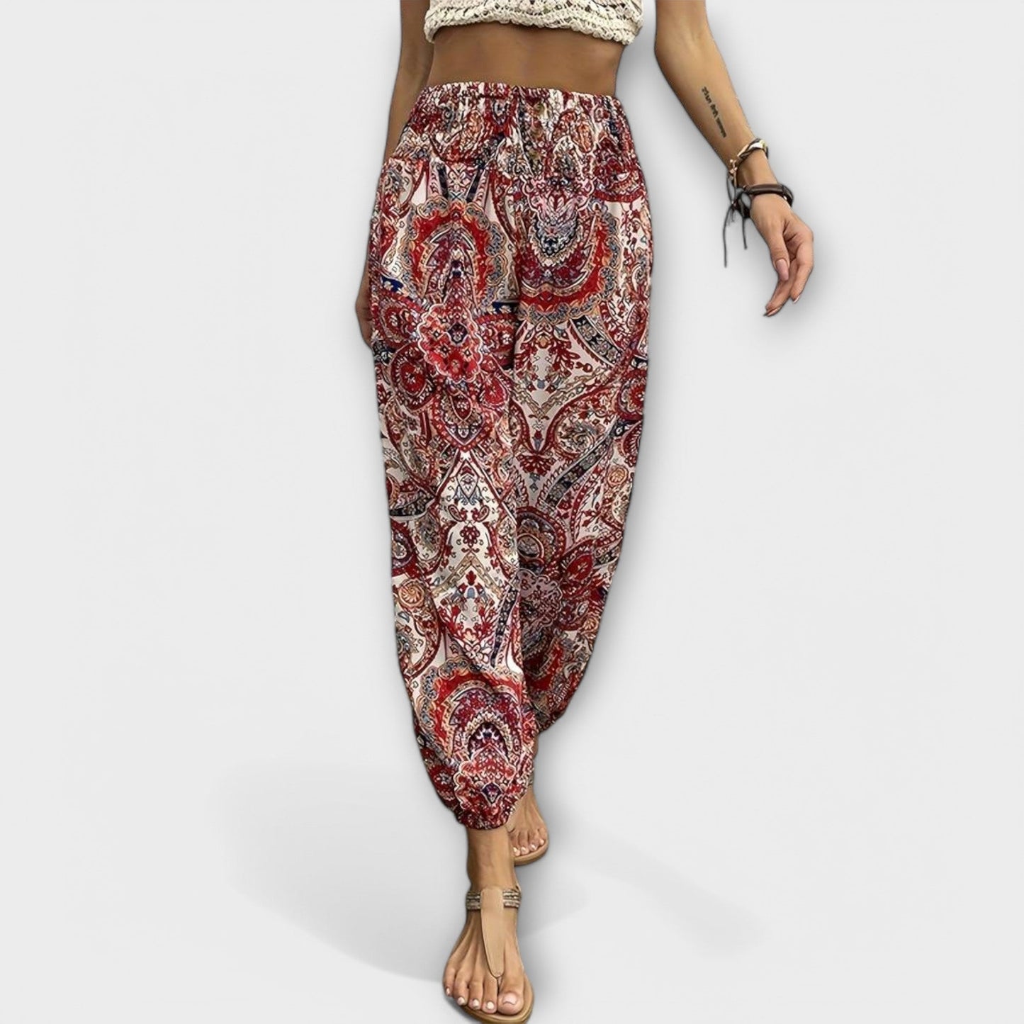 Scarlett - Ethnic Graphic Pants