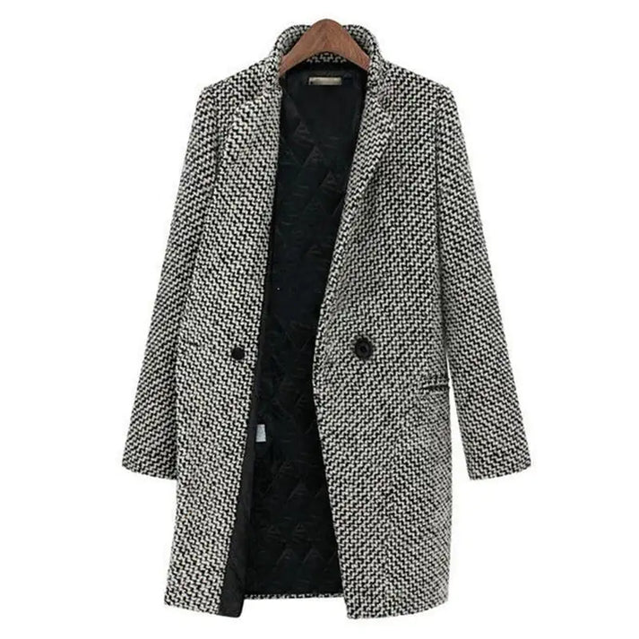 Pia | Classic Long Coat with Timeless Elegance