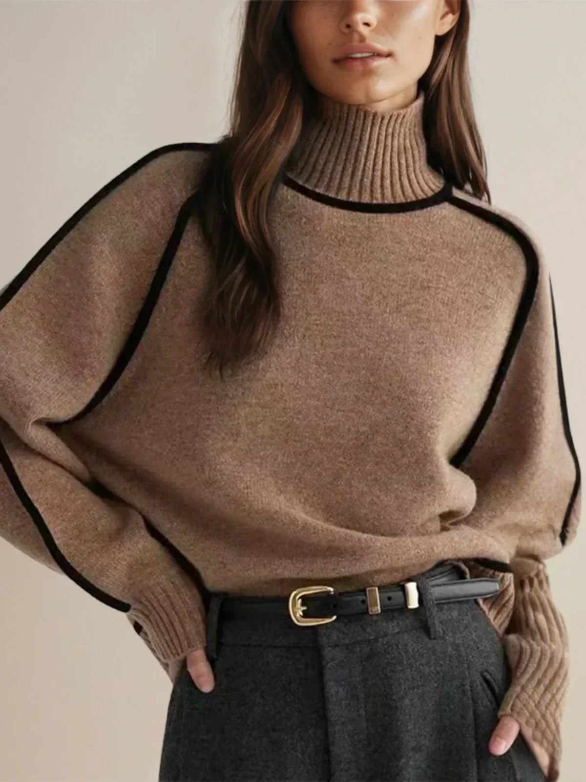 Frederique | Elegant Turtleneck sweater