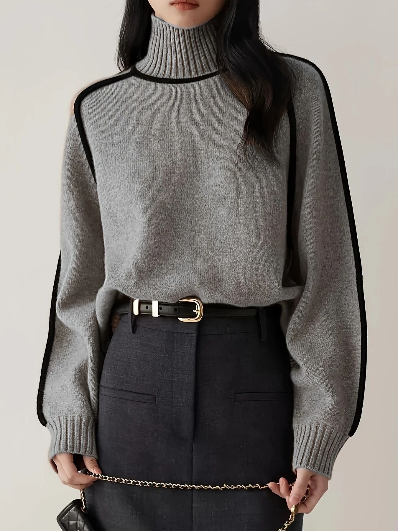 Frederique | Elegant Turtleneck sweater