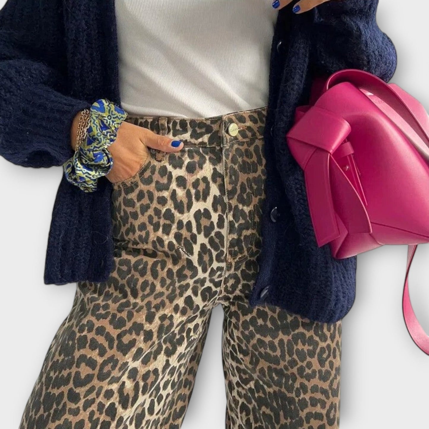 Chandra - Vintage Leopard Jeans