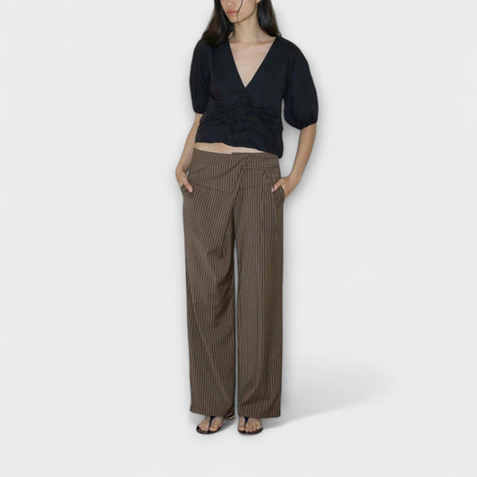 Julia - Foldable Striped Pants