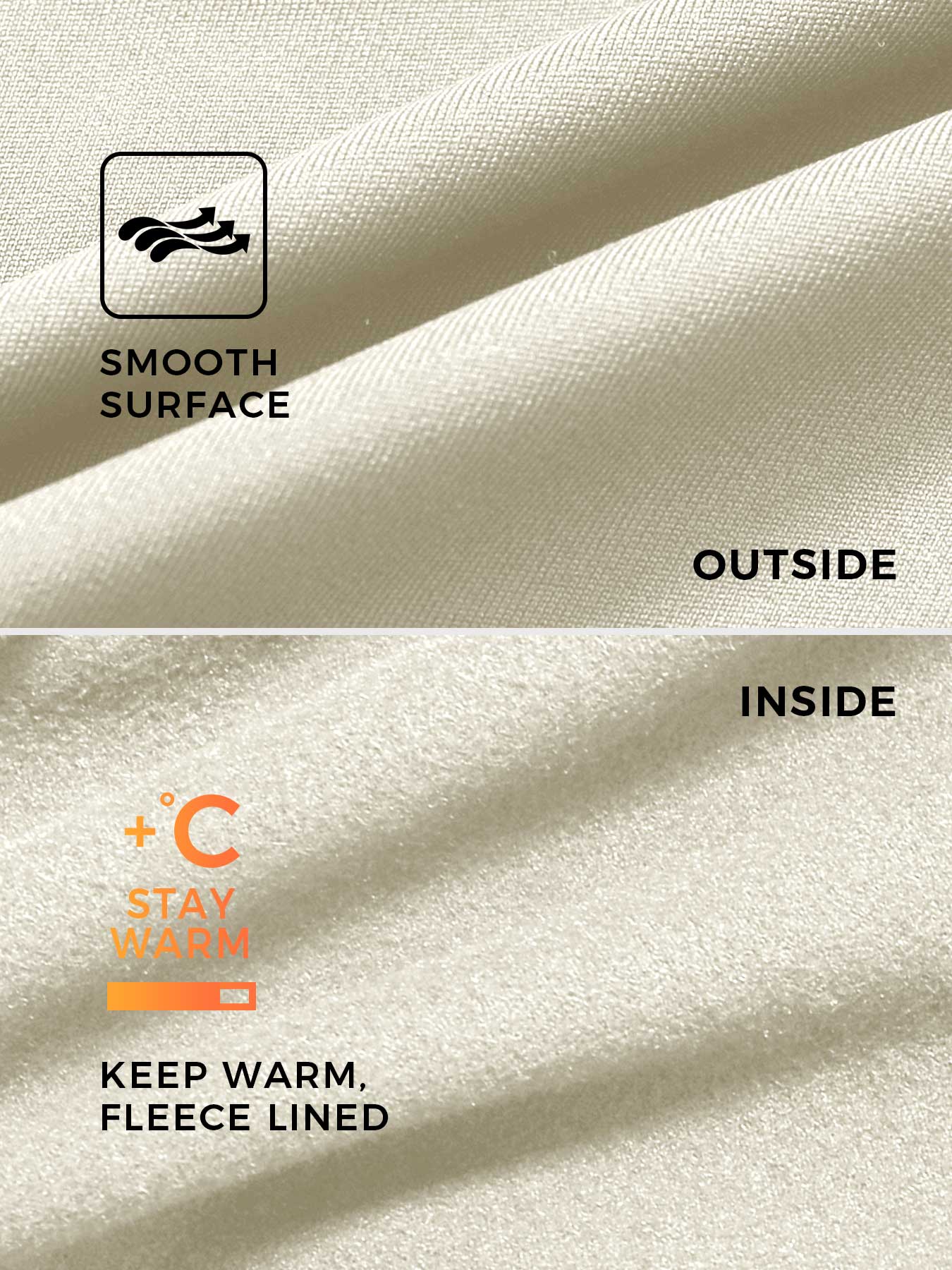 Fleece-Lined Long Sleeve Jumpsuit