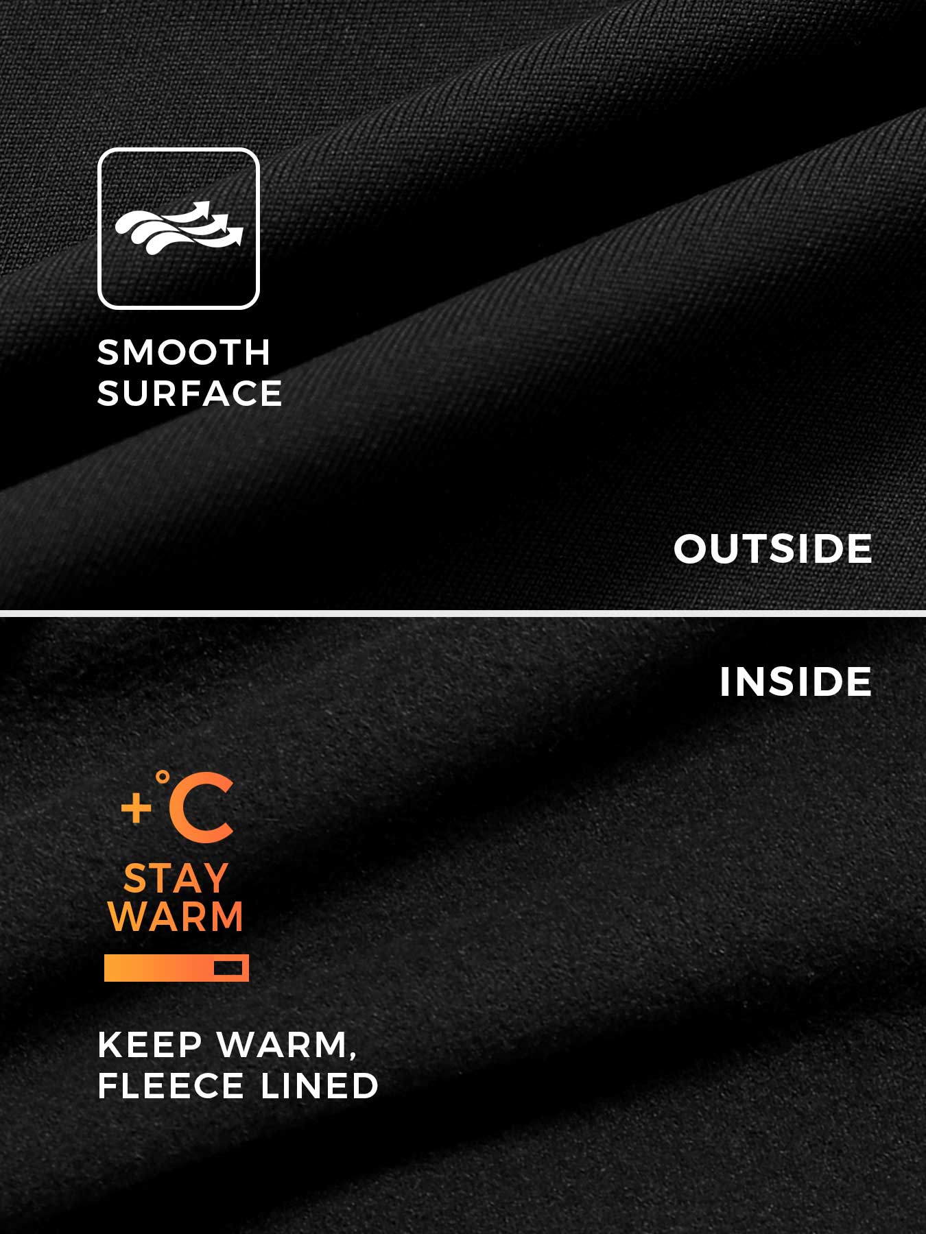 Fleece-Lined Long Sleeve Jumpsuit