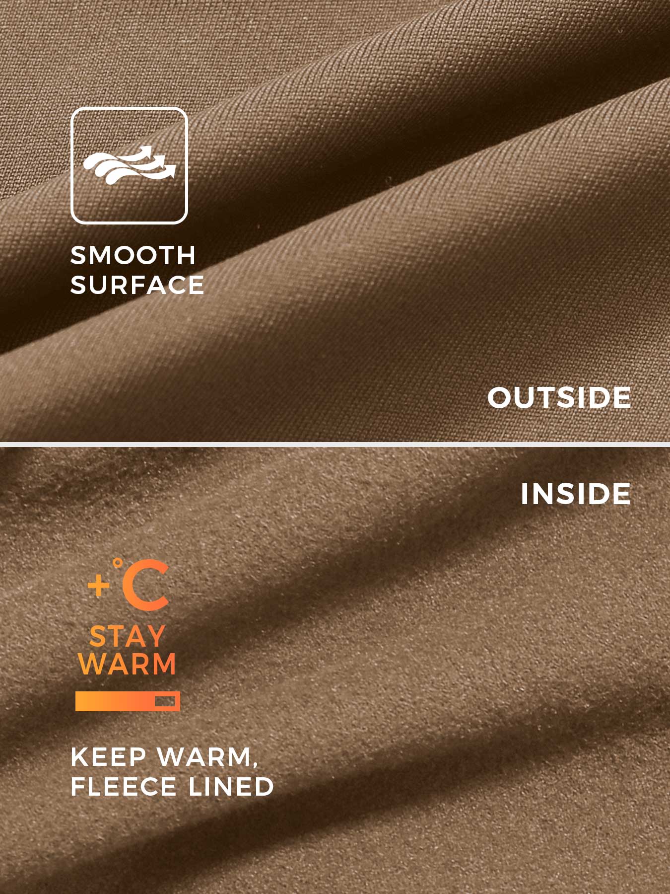 Fleece-Lined Long Sleeve Jumpsuit