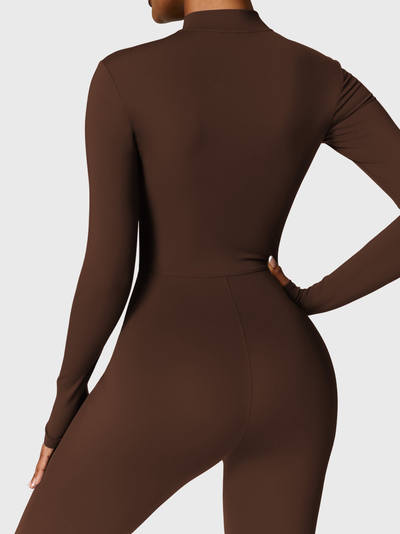 Fleece-Lined Long Sleeve Jumpsuit