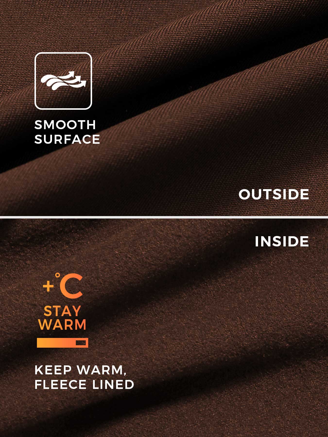 Fleece-Lined Long Sleeve Jumpsuit