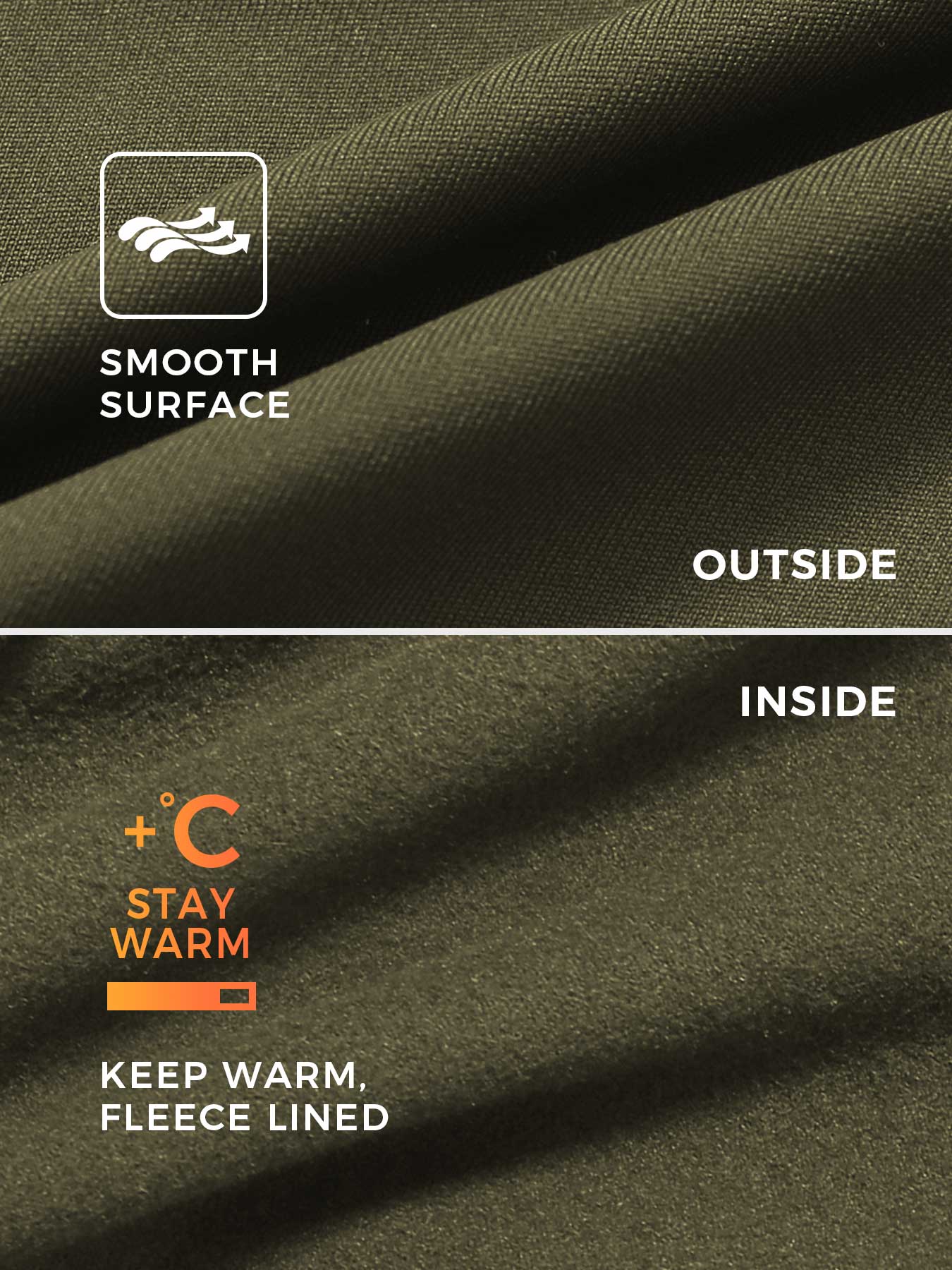 Fleece-Lined Long Sleeve Jumpsuit