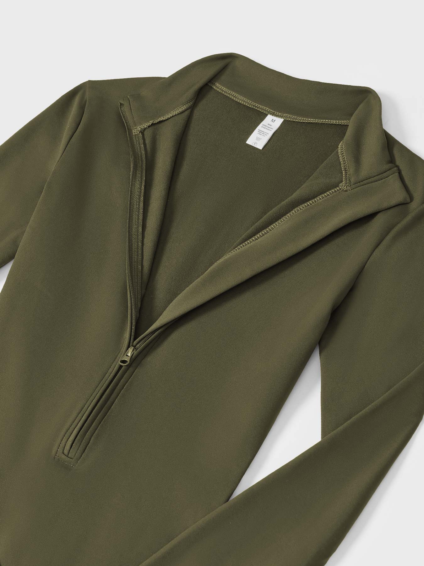 Fleece-Lined Long Sleeve Jumpsuit