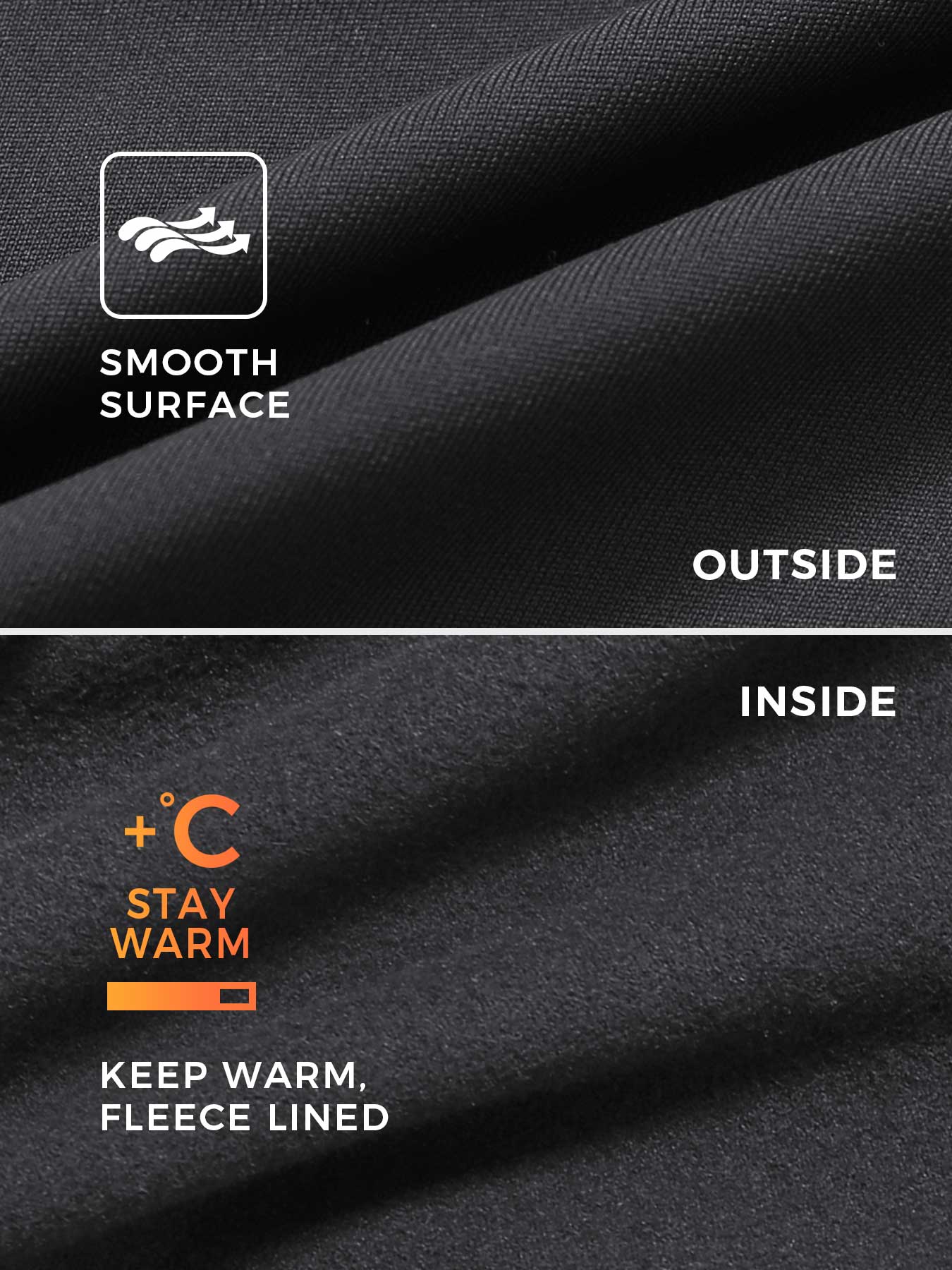 Fleece-Lined Long Sleeve Jumpsuit