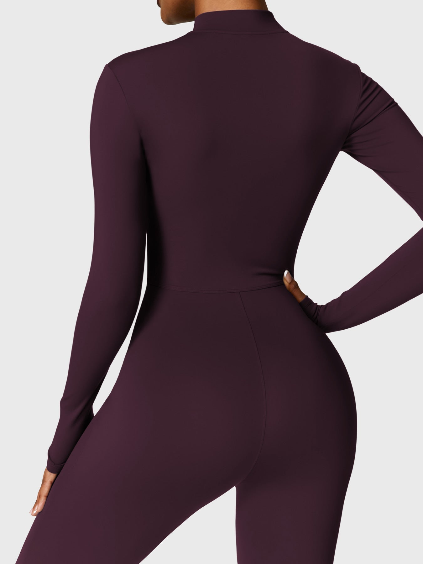 Fleece-Lined Long Sleeve Jumpsuit