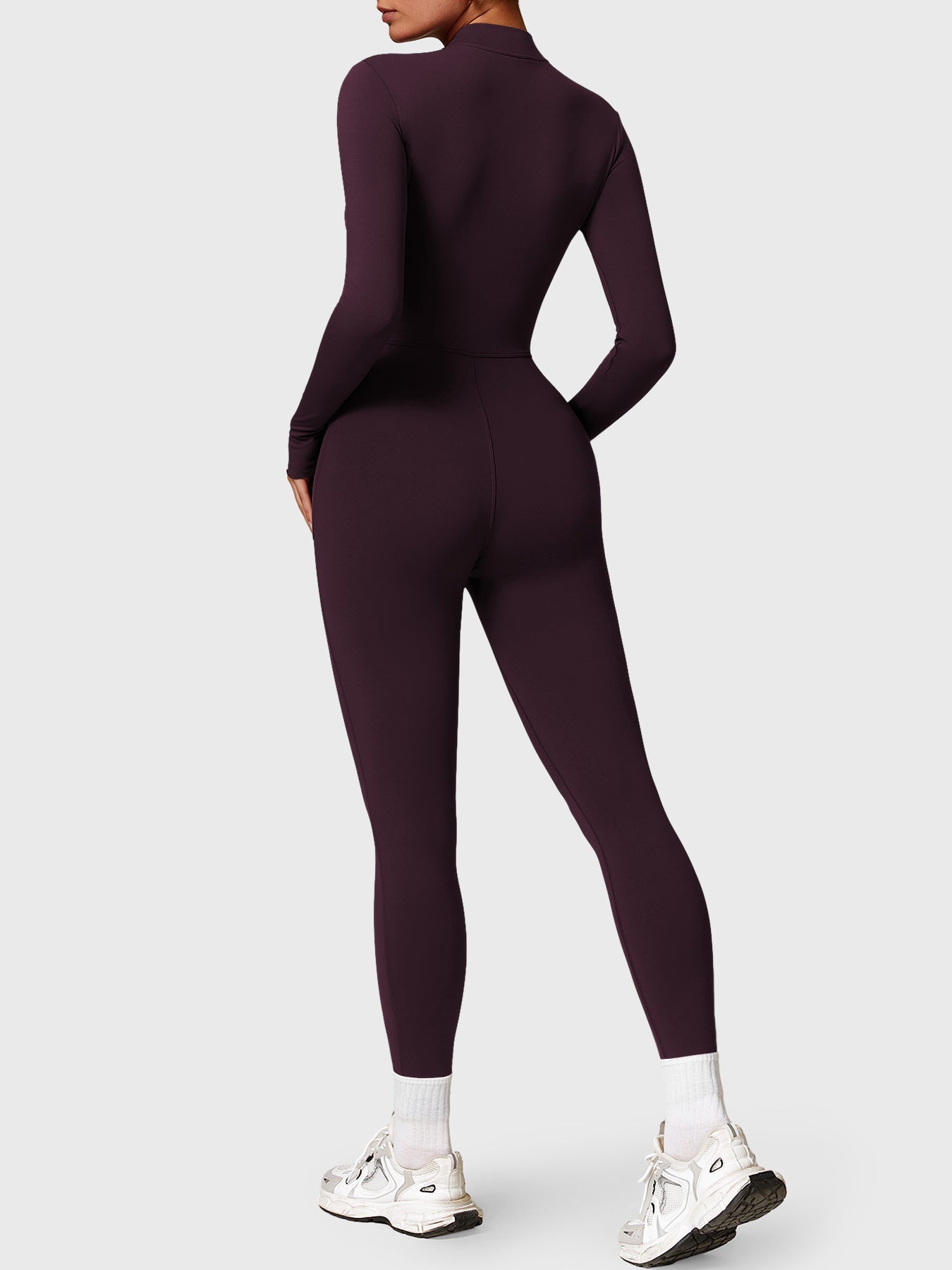 Fleece-Lined Long Sleeve Jumpsuit