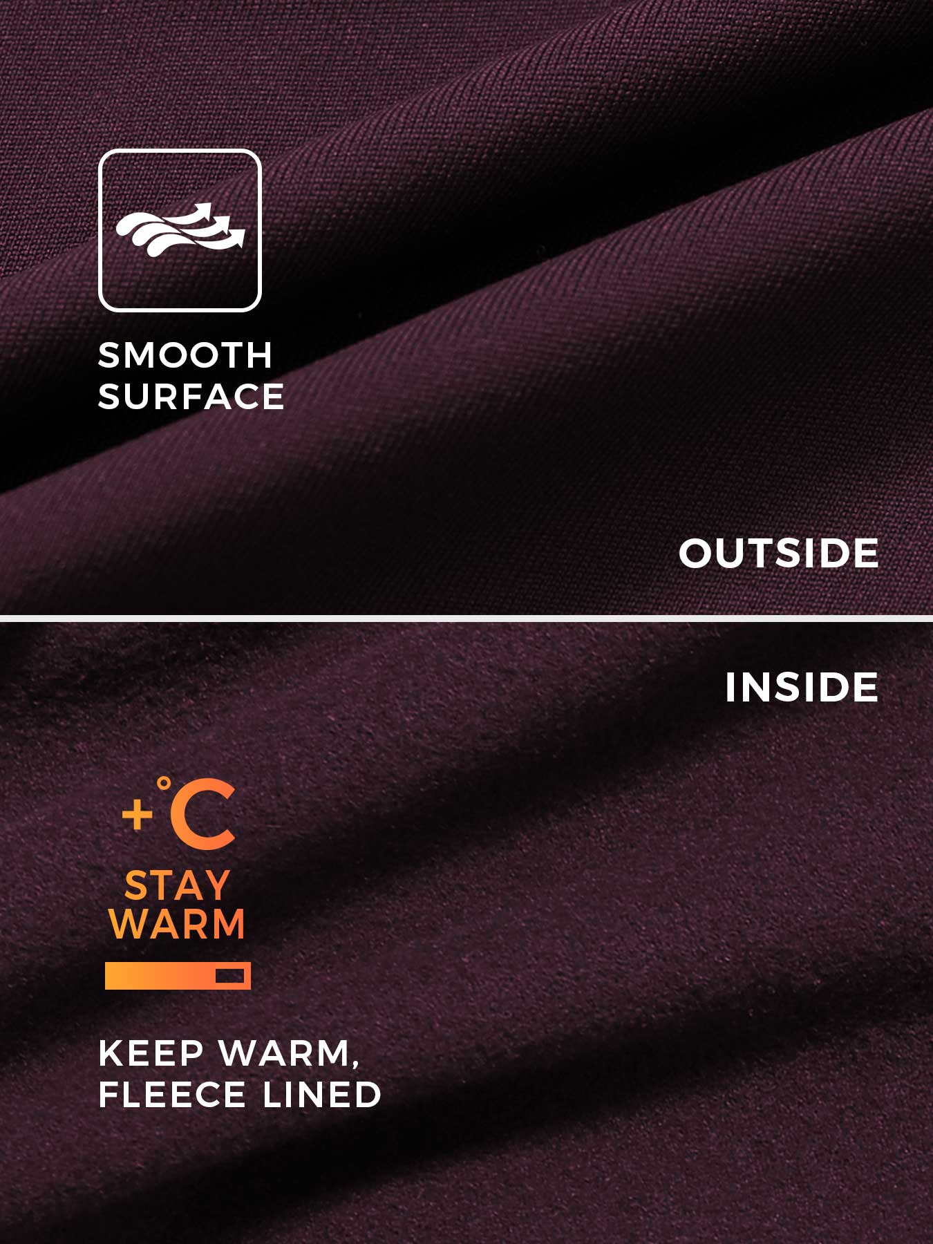 Fleece-Lined Long Sleeve Jumpsuit