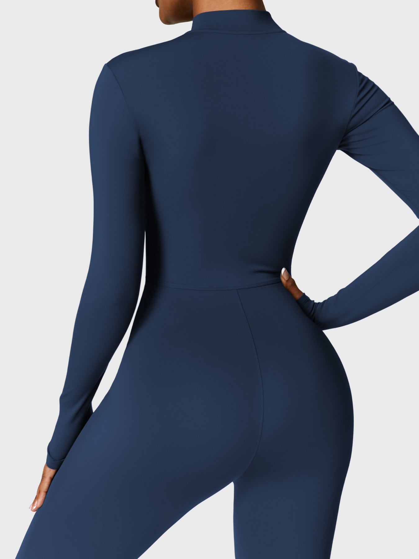 Fleece-Lined Long Sleeve Jumpsuit