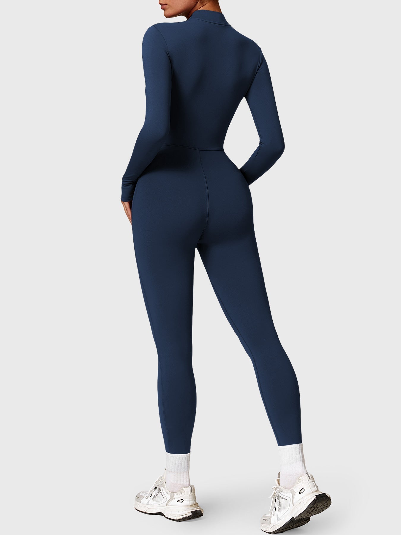 Fleece-Lined Long Sleeve Jumpsuit