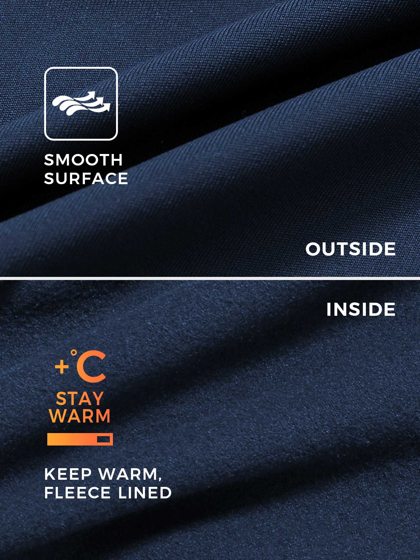 Fleece-Lined Long Sleeve Jumpsuit